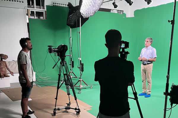 grabación de entrevista para vídeo de empresa